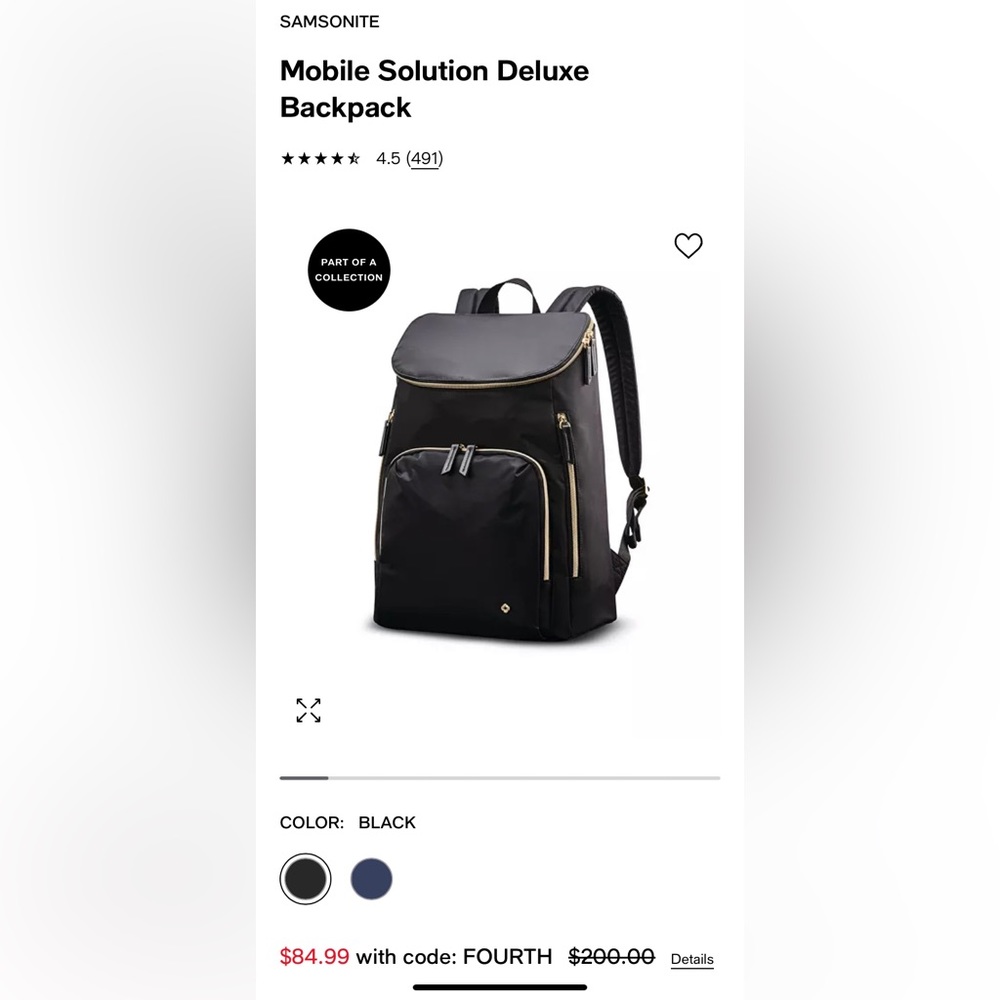Samsonite Mobile Solution Deluxe Backpack